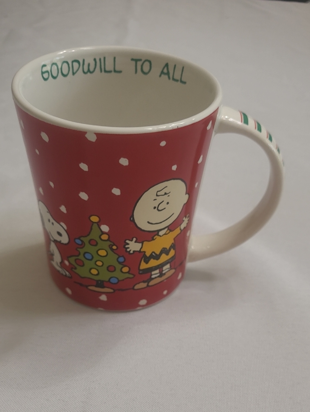 Peanuts Goodwill To All Christmas Mug